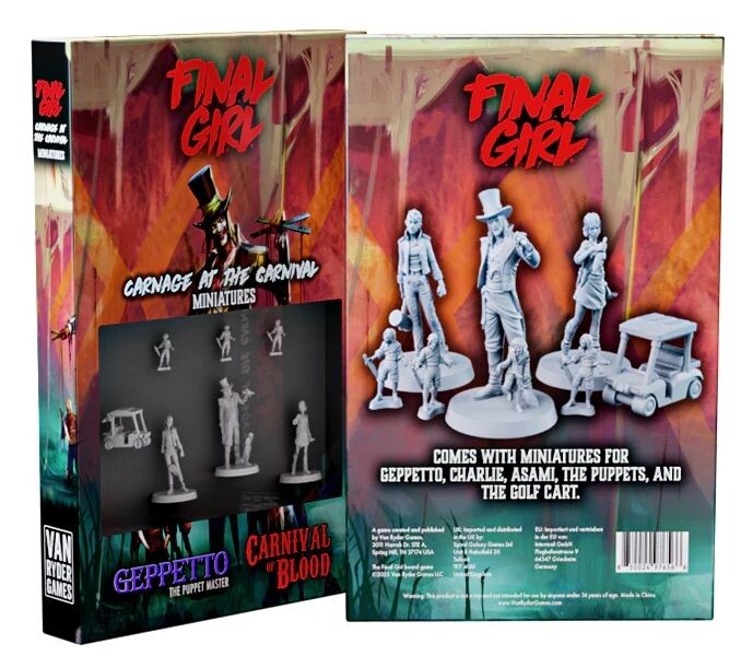 Final Girl Carnage Carnival Miniatures Utvidelse til Final Girl