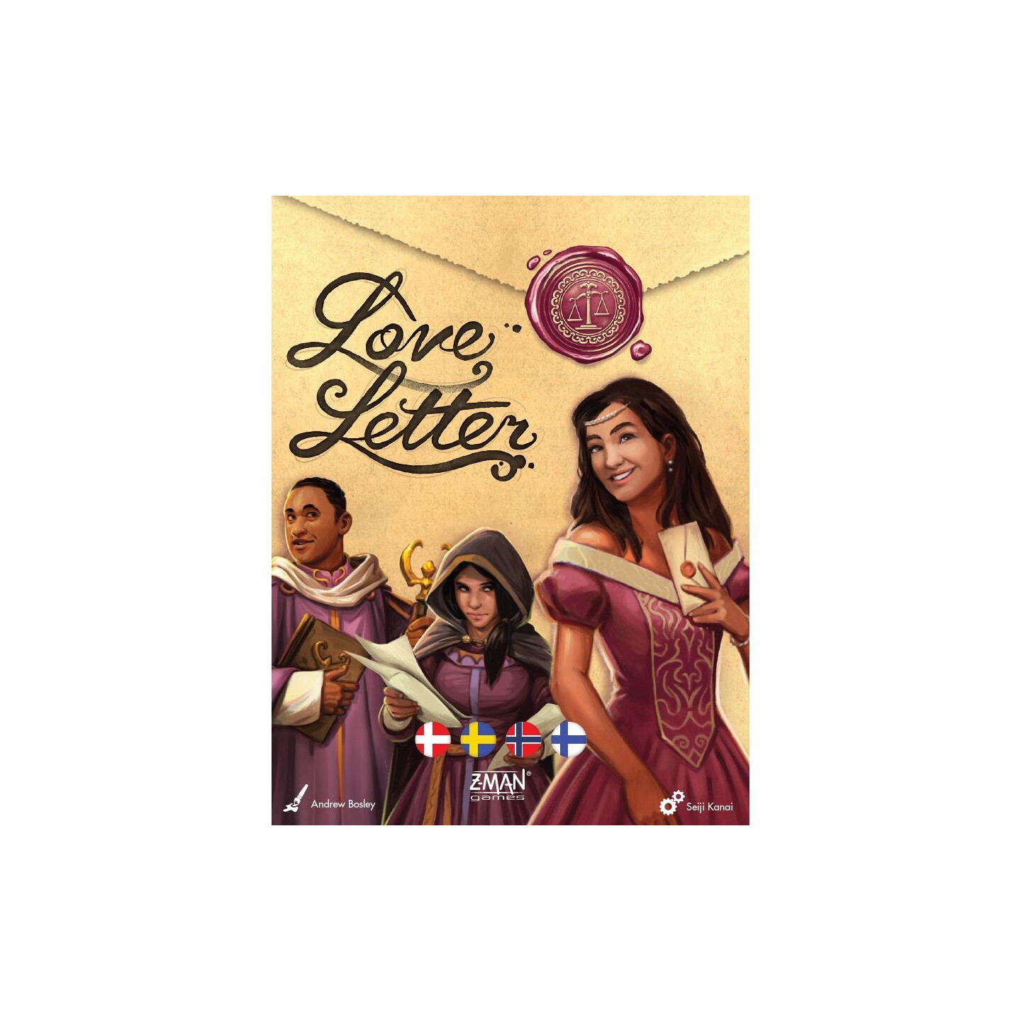 Love Letter Brettspill Norsk utgave