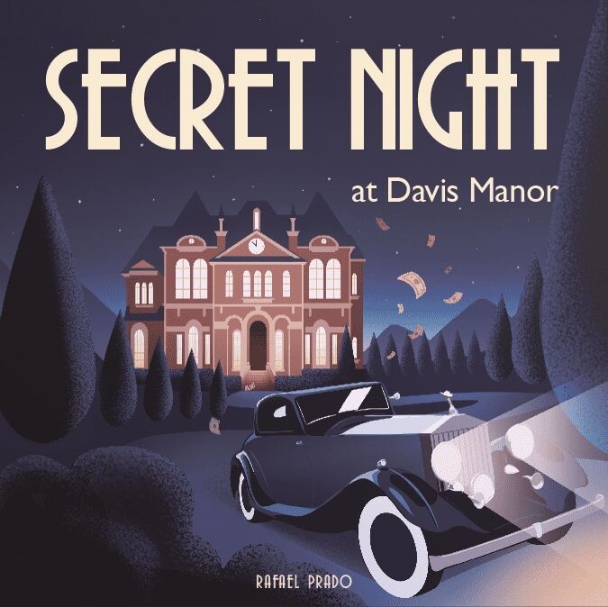 Secret Night at Davis Manor Brettspill
