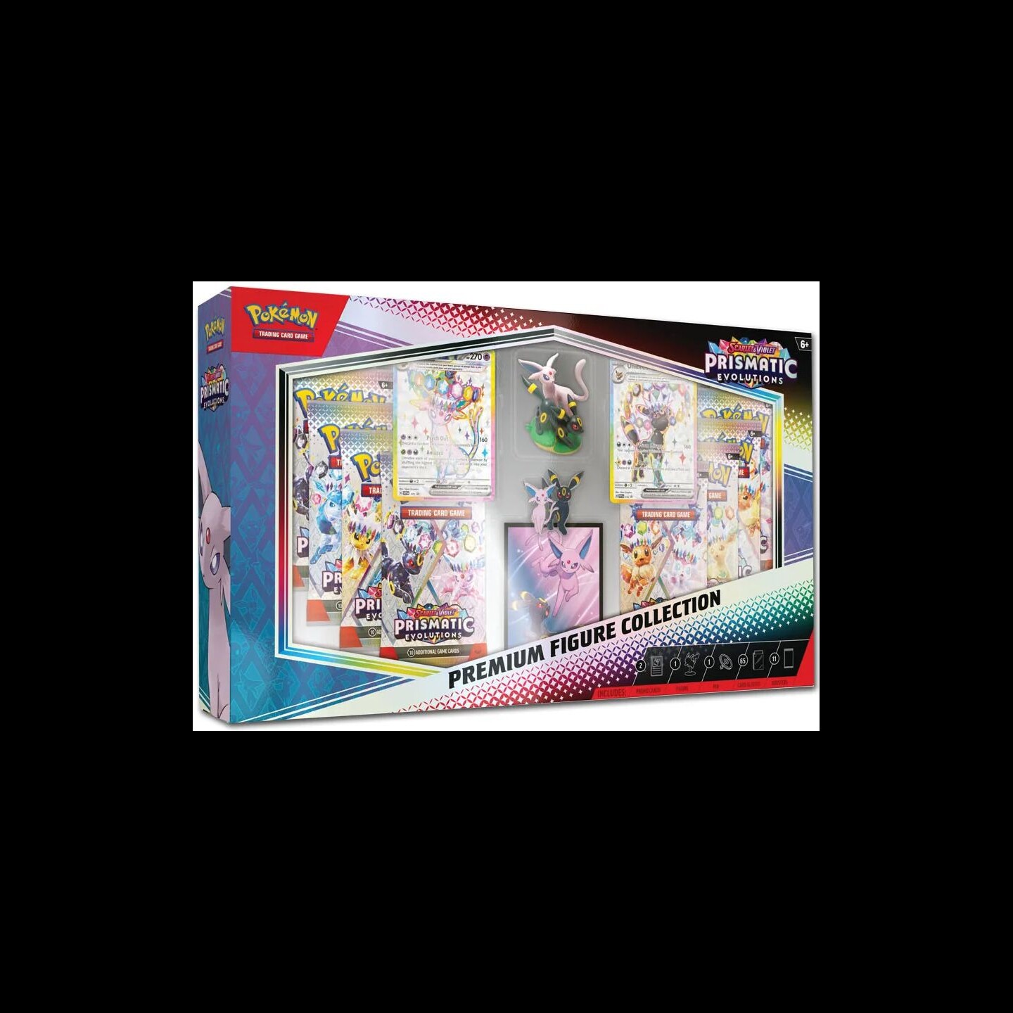 Pokemon Prismatic Evolutions Figure Coll Premium Figure Collection